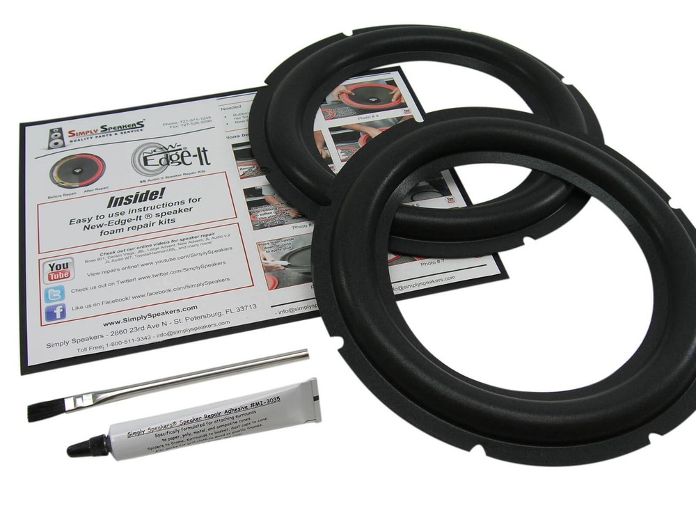 Rockford Fosgate RFP 3410 10&Prime; HE Subwoofer Speaker Foam Surround Repair Kit