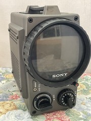 Sony B&W TV-511 Oscilloscope Black Rotating Screen 5.5&Prime; Television Transistor