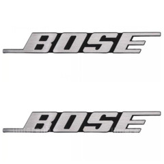 2PCS DIY For BOSE Aluminum logo badge replacement piece 204mm x 27mm