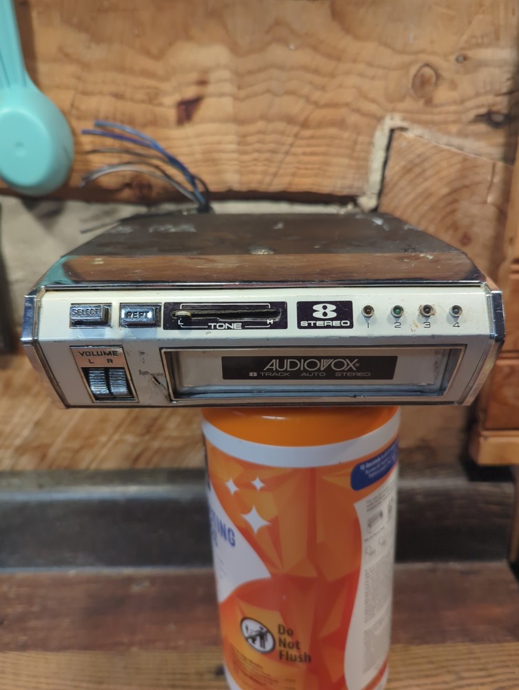 Vintage Audiovox C-920 8-Track Car Stereo UnTested As Is