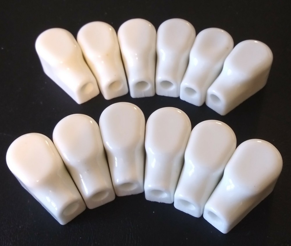Tube anode plate grid cap(12)pcs ceramic medium 3/8&Prime; 9mm 807,6146B