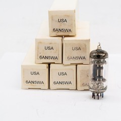 NOS Generic 6AN5WA Vacuum Tubes Lot of 6 | Untested