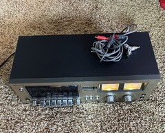 Vintage Toshiba Aurex Cassette Tape Player Deck PC-X10 Japan TESTED WORKING!