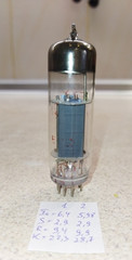 E80CC Tungsram Hungary. Vacuum Triode tube. Tested