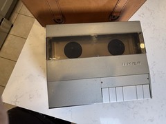 Uher 4000 Report IC Reel to Reel Tape Player/Recorder + Leather Case Parts