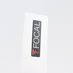 Focal Sound waterproof logo badge Sticker Decal 43mm(1.7&Prime;)X11mm(0.43&Prime;)