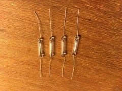 (4)AKAI / CS 703d / 8v-55mA AXIAL LAMPS INCANDESCENT BULB METER & CASSETTE LIGHT