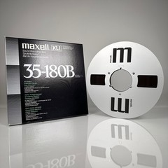 (New Old Stock) Maxell XLI 35-180B Tape 10.5”x 3600&prime; NAB Hub METAL Reel