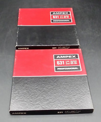 Ampex 631 Reel to Reel Pre-Recorded Elvis (lot of 2) Seven Inch Reel