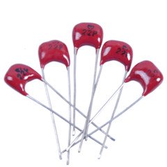 5pcs 5mm MICA Capacitor 22pF 500V Radial Silver Voltage fr Tube Guitar Amplifier