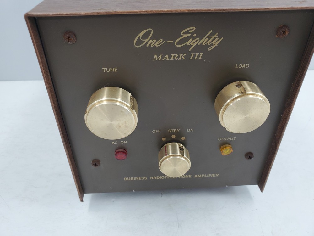 Vintage Browning One-Eighty Mark III AMPLIFIER Golden Eagle Radio CB HAM Tube