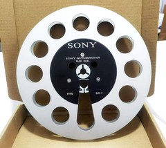 One pair TAPE REEL silvery Sony 7&Prime; inch Light Metal Aluminum Take Up Reel
