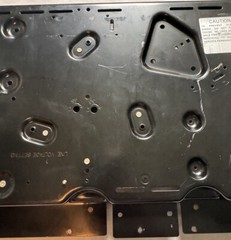 Pioneer PL-518 Turntable – Plinth Metal Base w/ Screws – Genuine Parts