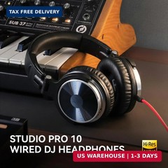 OneOdio Wired Over Ear Headphones Hi-Res Studio Monitor & Mixing DJ Stereo Heads