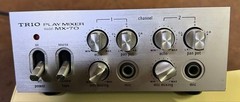 TRIO MX-70 PLAY MIXER 2-Channel Microphone Mixer Silver AC100V 50/60Hz 5W
