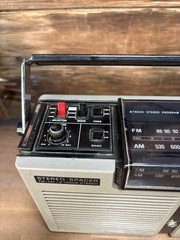 PANASONIC SPACER FM-AM RADIO STEREO 8 TRACK PLAYER RF-7100 See Desc.