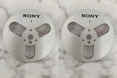 One Pair 7 » SONY Tape Reel silvery Aluminum for Reel to Reel Empty Take up Reel
