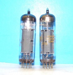6BQ5 EL84 Zenith 2 radio audio vintage vacuum tubes valve amplifier Holland 7189