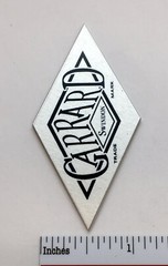 Garrard Swindon Badge Logo for Turntable Base Plinth – Custom Made Aluminum
