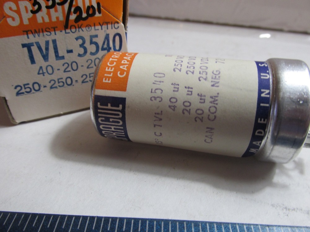 Sprague Electrolytic Capacitor 3540 Vintage USA Made never used