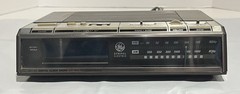 General Electric GE 7-4646A Digital AM/FM Radio Alarm Clock Wood Grain