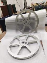 New One Pair Pioneer silvery 7 » Tape Reel Light Metal Aluminum Take Up Reel