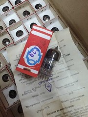 6S3P-DR High Grade Audio Triode GOLD Grid ~ 6S4P-DR EC86 WE417A SAME DATE