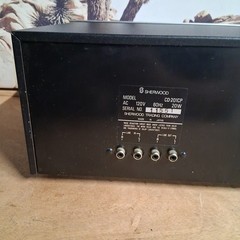 Sherwood CD201 CP Silver Faced Vintage Cassette Deck Tape Player PLS READ!