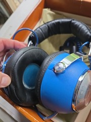 Stanton VTG Dynaphase 40 Stereo Headphones Over The Ear Blue