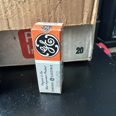 New Qty 1 NOS GE 5 Star 6AK5W 5654 Grey Plate O Getter USA Tubes