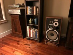 Custom Made Walnut Speaker Stands for Pioneer HPM 100 Speakers