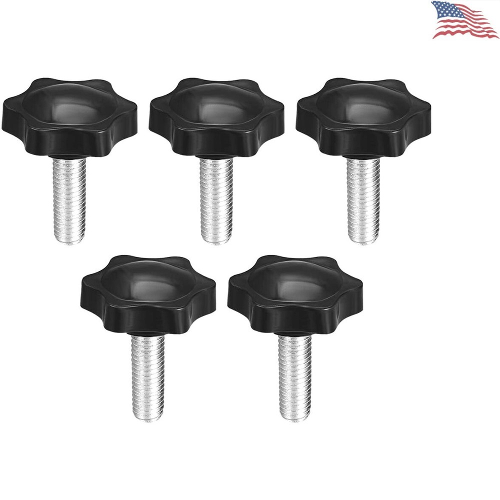 Quick and Easy Installation Carbon Steel Screw Knob – Durable – Pack of 5