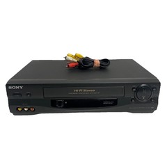 Sony SLV-N55 VCR 4 Head Hifi Stereo VHS Player Tested No Remote