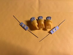 LED ORANGE 8V LAMP KIT – Realistic STA-235B, STA 85, STA 800, Receiver BULBS