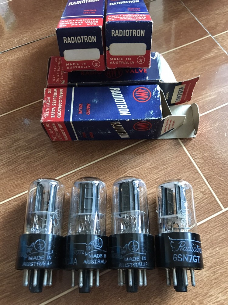 AWV 6SN7 6sn7gt 5692 Made In Australia Used Excellent Testing Values
