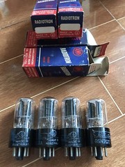 AWV 6SN7 6sn7gt 5692 Made In Australia Used Excellent Testing Values