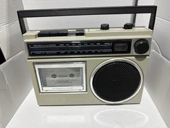 Vintage General Electric Portable AM/FM Radio/Cassette Recorder, No. 3-5240-D