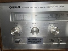 Dual Headphone Jack Plug/Cover For Vintage Yamaha CR-x20 Series Receivers – NEW!