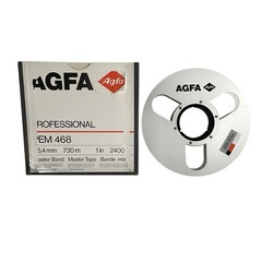 Vintage Pro Audio AGFA PEM 468 Empty 1&Prime; Metal Analog Tape Reel 10.5” With Box