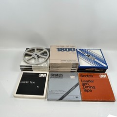 (Lot of 18) x4 Ampex Gold Crest 7&Prime;x 1/4” Reels, x6 1800, Scotch, Memorex, TDK 3M