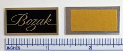 Bozak Speaker Badge Logo Emblem Gold version