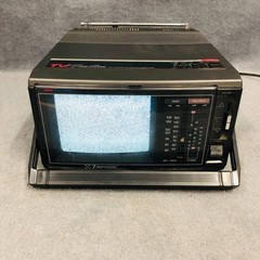 Emerson 5.5” Color Television FM AM AC/DC Vintage 1989 Portable PC6 TV ~ Works