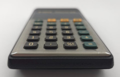 Vintage Canon Palmtronic 10M 1970s Japan Collectors Calculator LD10M2 w/Case