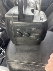 Vintage Radioshack Portavision 5” TV Radio Fm/am 16-126 w Car Adapter 1994 VIDEO