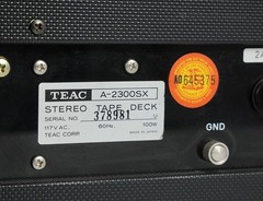 TEAC A-2300SX Vintage Reel-to-Reel Tape Deck – Restored – 1-Year Warranty
