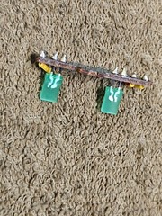 Akai GX-625 GX625 Reel To Reel Player Recorder Parts Green Indicator TG5001B