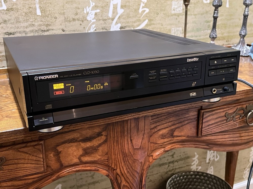 Pioneer CLD-1030 Vintage LaserDisc CD CDV Player Tested Super Clean No Remote