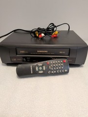 Samsung VR8419C VHS HiFi Stereo VCR 4 head -tested Working W/Remote Amazing Cond