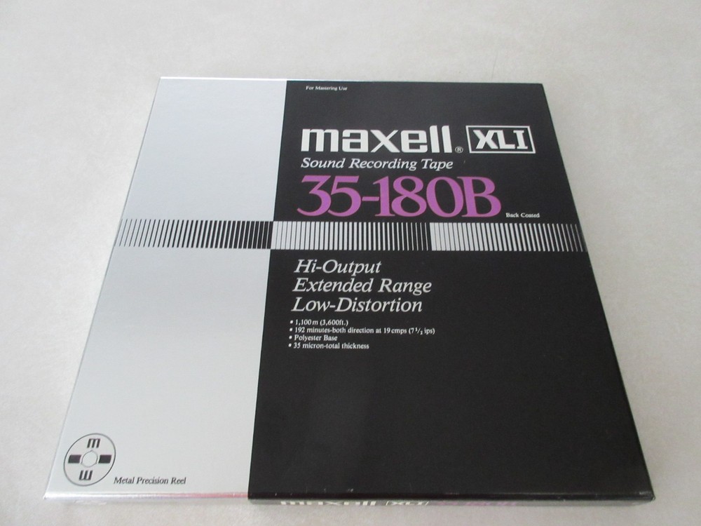 Maxell XLI 35-180B Tape – Once Recorded – 80&rsquo;s & 90&rsquo;s Rock & Pop – (Reel 10)