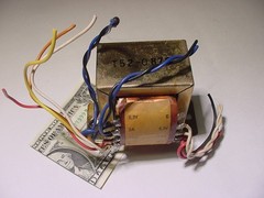 PIONEER SR-101 REVERBERATION POWER TRANSFORMER (DIY HOBBY AMP PREAMP PROJECTS)
